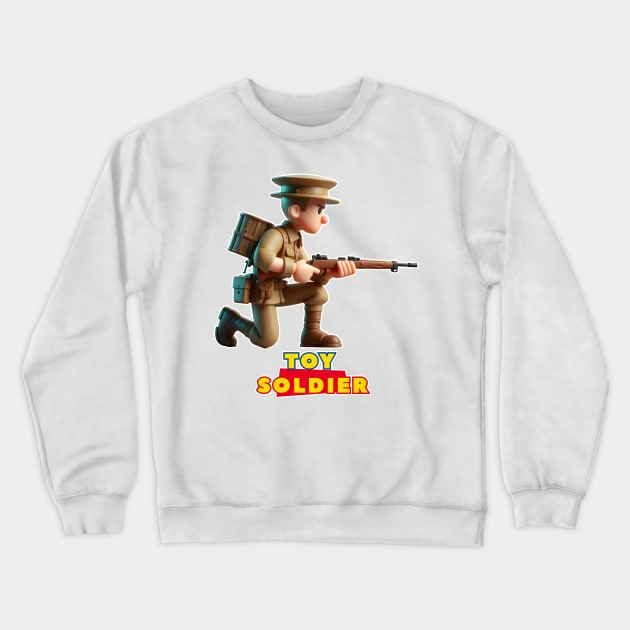 Toy Soldier Crewneck Sweatshirt by Rawlifegraphic